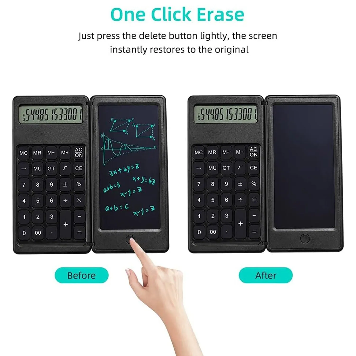 -01 Function Pen LCD Stylus Foldable Lock Calculator Digital Calculator Pad Erase Price-slash deal Inch Drawing With   Smart 6 Rich variety Tablet Button