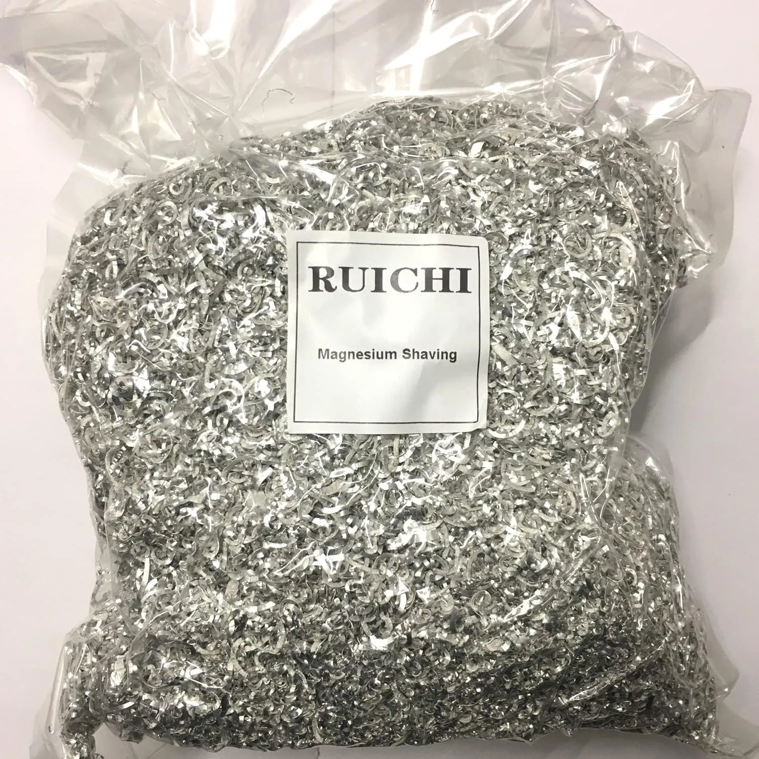 1000g/35.2oz Magnesium Shavings Magnesium Metal Flakes Emergency Fire Starter for Camping Hiking Survival Kits