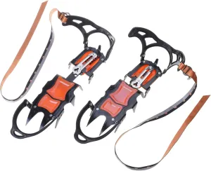 12 Teeth Ice Grips Antislip Shoe Boot Ice Traction Slip On Snow Ice Spikes Crampons Cleats Footwear Traction for Skiing