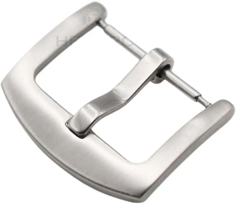 18 20 22 23 24mm Metal Buckle Watch Strap Band Wholesale Solid Stainless Steel Silver Black Brushed Watchbands Clasp Accessories