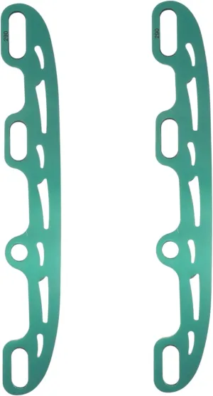 1Set Inline Skate Blade Replacement Kit for Hockey and Figure Skating Precision Serrated Edge for Maneuverability Easy Installation Versatile Use