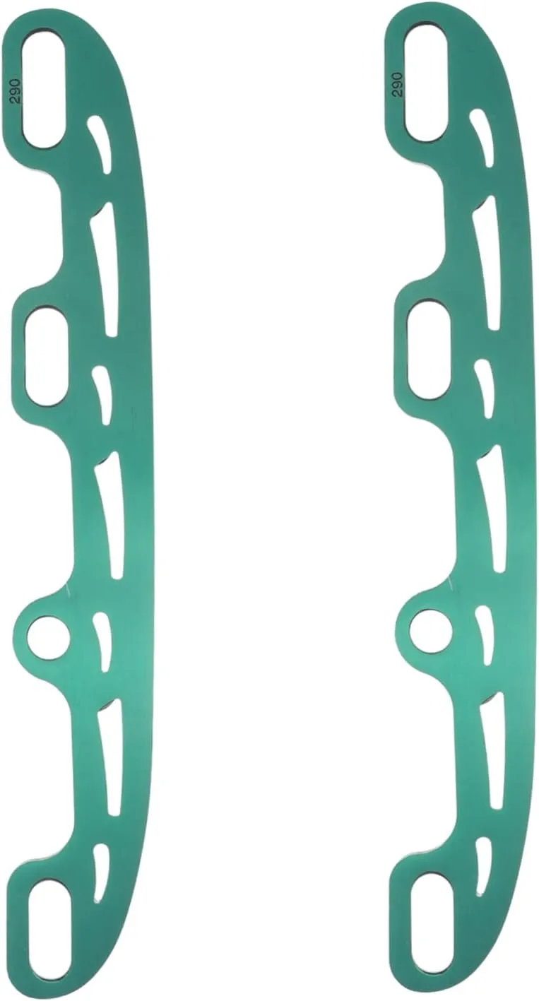 1Set Inline Skate Blade Replacement Kit for Hockey and Figure Skating Precision Serrated Edge for Maneuverability Easy Installation Versatile Use