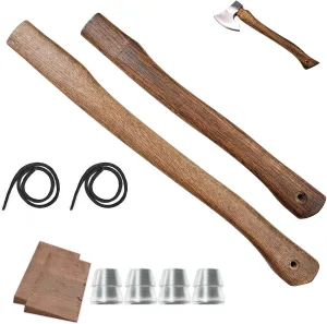 2-Pack Axe Handle Replacement, 17in 23.6in Hatchet Handle Replacement, Wood Replacement Handle for Axe Pick Axe