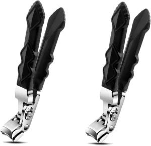 2024 New Long Handle Ergonomic Angled Head Senior Toenail Clippers - Dotmalls, Grishay, Cumuul, Ideal for Thick Toenails, Precision Trimming for Seniors (2Pcs)