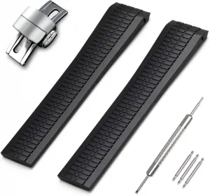21mm FKM Rubber Strap for Patek Philippe Aquanaut 5164A 5167A PP Silicone Watch Band Replacement Accessories