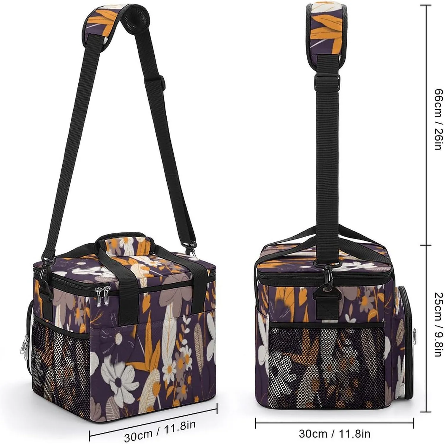 22.5L Waterproof Soft Cooler BagInsulated Lunch Box for Camping Fishing Beach Road Trips