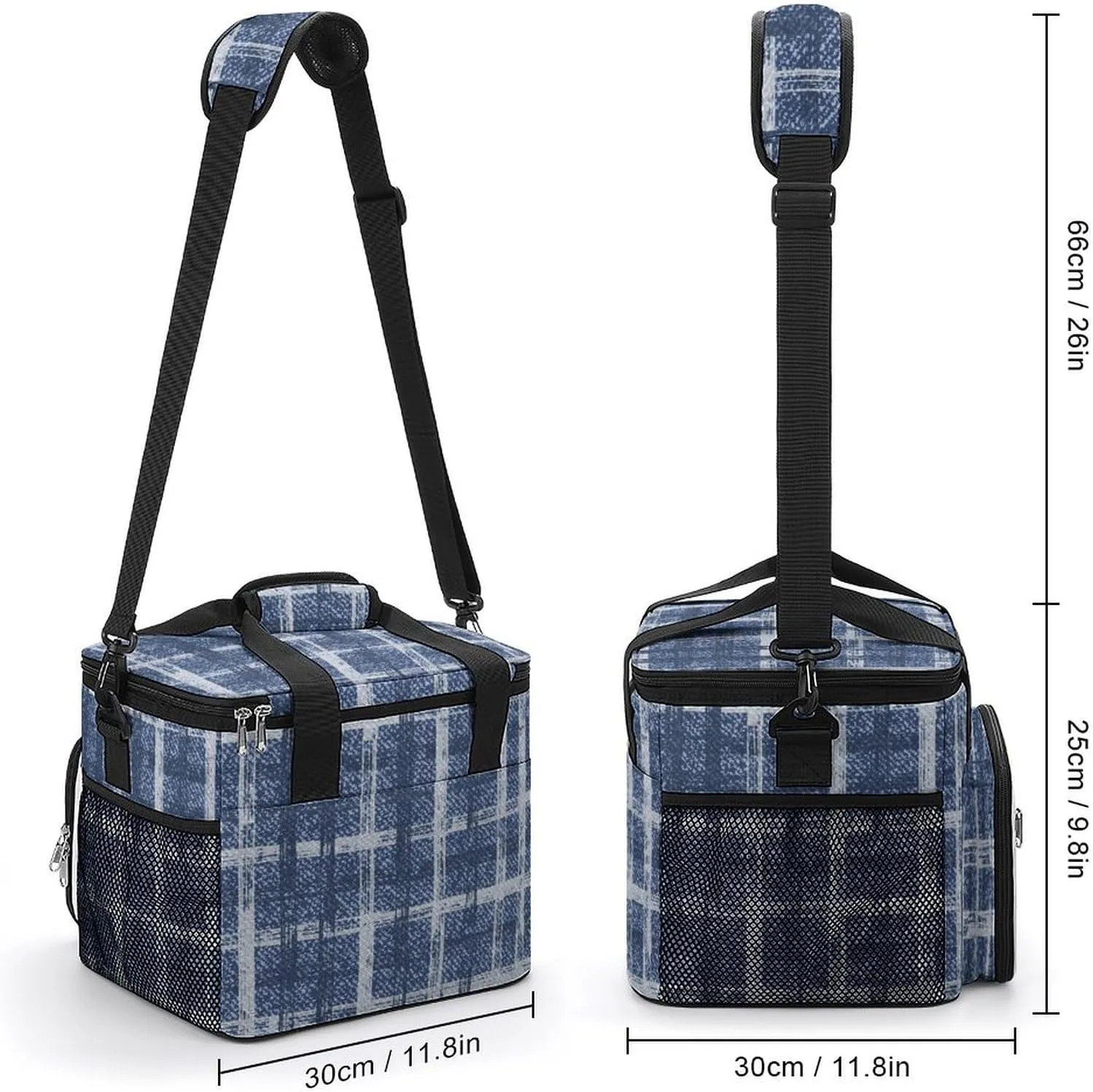 22.5L Waterproof Soft Cooler BagInsulated Lunch Box for Camping Fishing Beach Road Trips