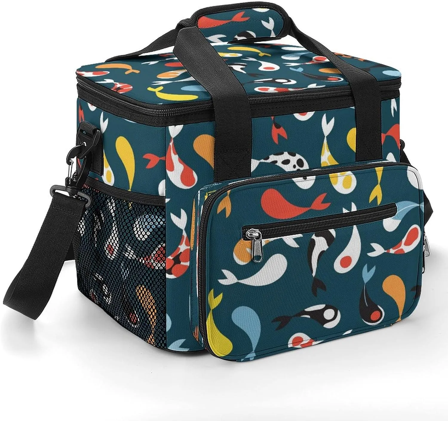 22.5L Waterproof Soft Cooler BagInsulated Lunch Box for Camping Fishing Beach Road Trips