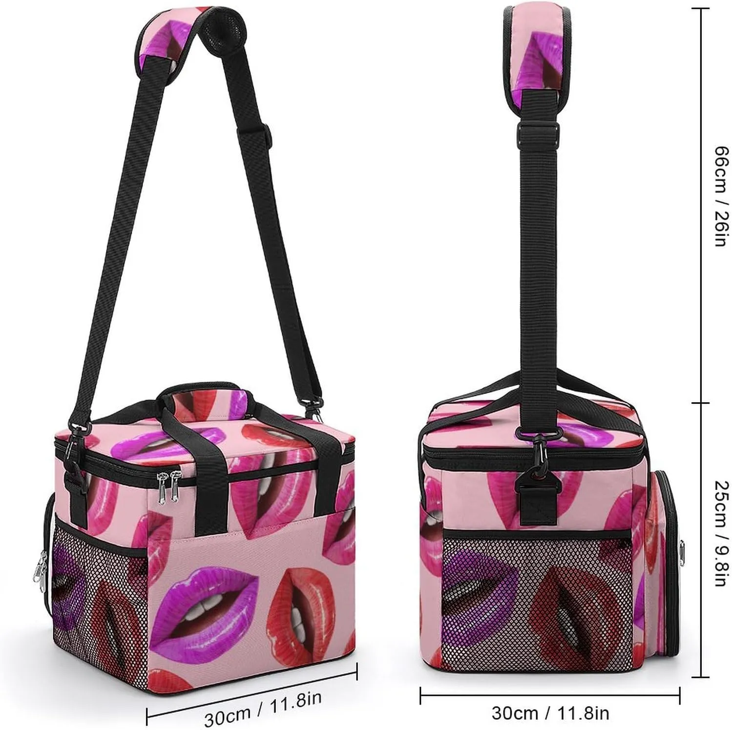 22.5L Waterproof Soft Cooler BagInsulated Lunch Box for Camping Fishing Beach Road Trips