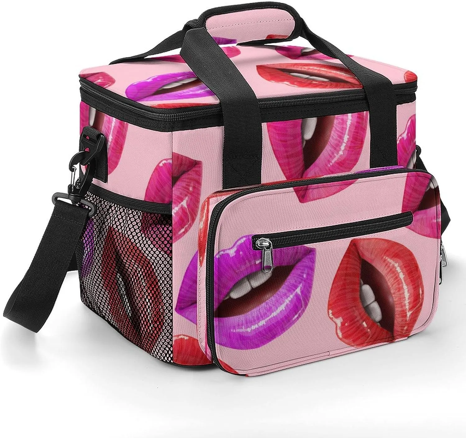22.5L Waterproof Soft Cooler BagInsulated Lunch Box for Camping Fishing Beach Road Trips