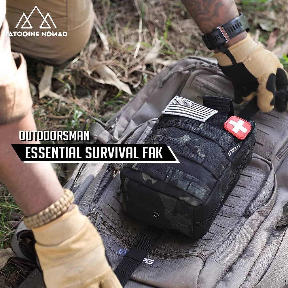 250-Piece Survival First Aid Kit with Molle Pouch for Outdoors