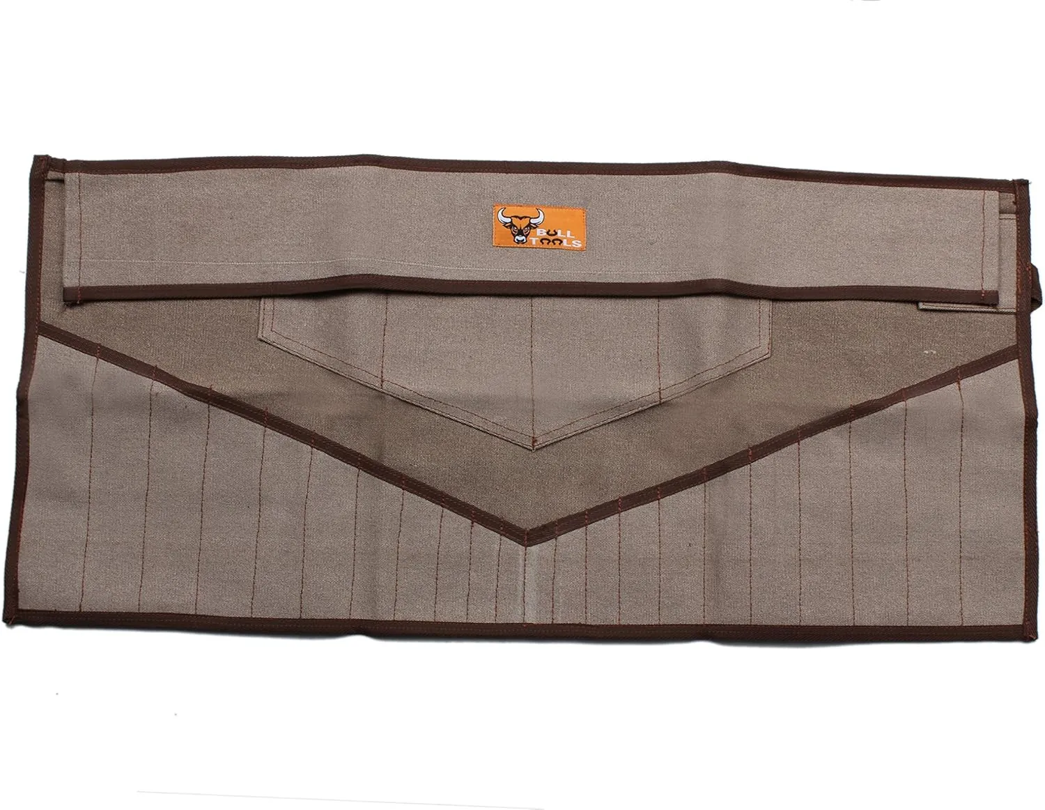 26-Pocket Tool Roll Organizer, Heavy Cotton Canvas Roll-Up Pouch for Metric & SAE Wrenches, Handcrafted Durable Tool Bag for Mechanics, DIY Enthusiasts, and Craftsmen (Tools Excluded)