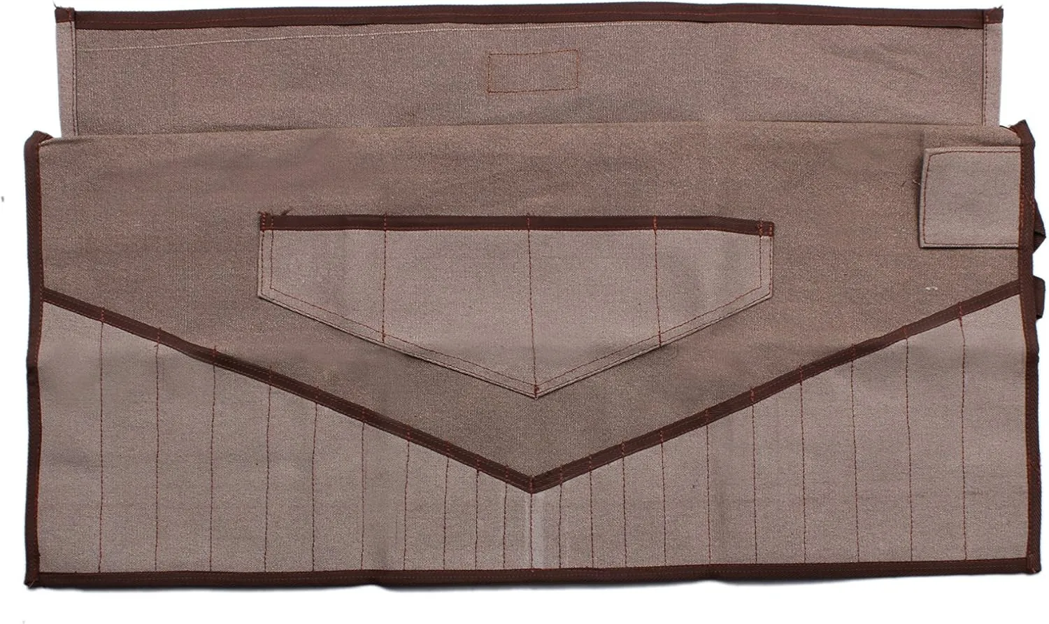 26-Pocket Tool Roll Organizer, Heavy Cotton Canvas Roll-Up Pouch for Metric & SAE Wrenches, Handcrafted Durable Tool Bag for Mechanics, DIY Enthusiasts, and Craftsmen (Tools Excluded)