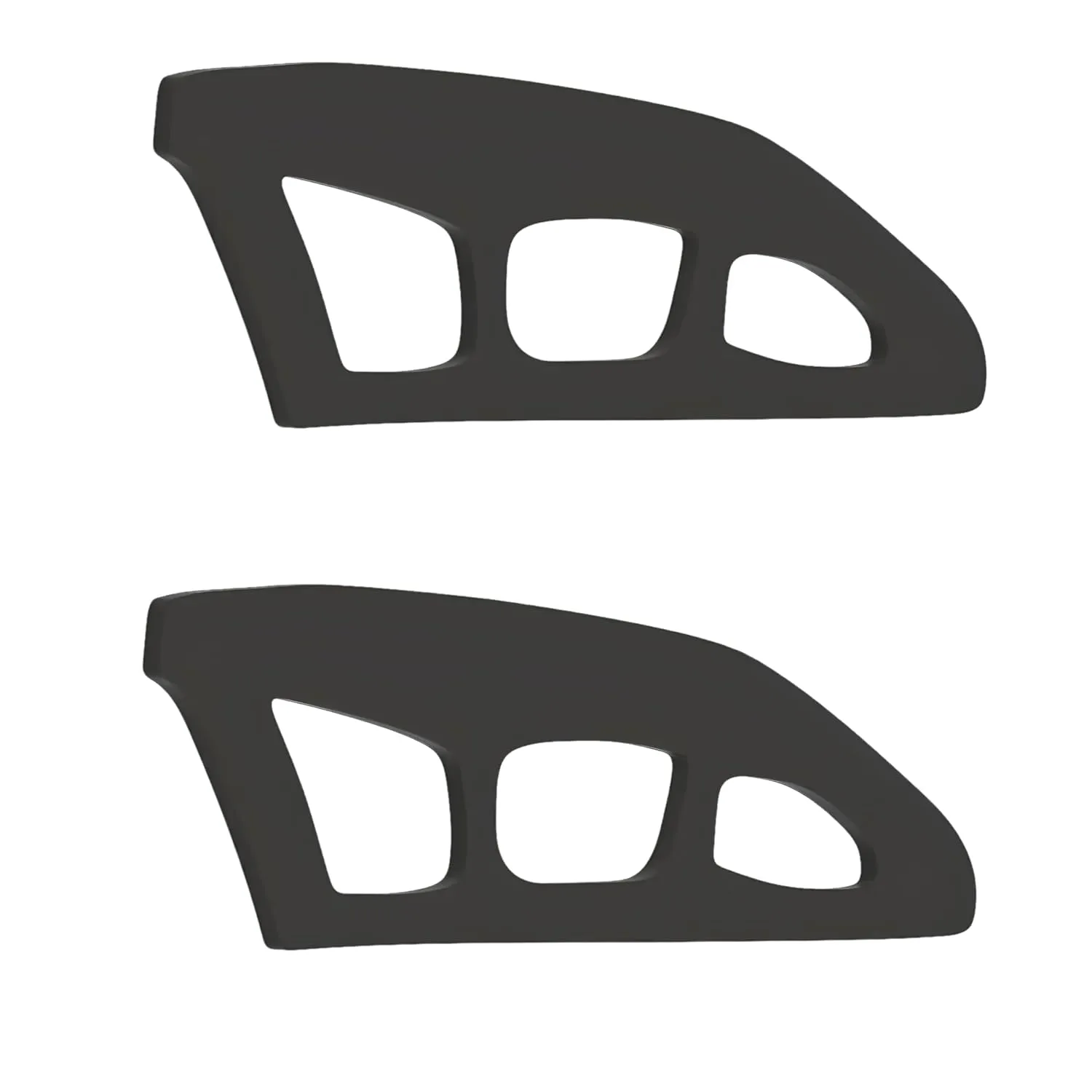 2PCS Eyeshadow Applicator Stamp Tool, Reusable Makeup Silicone Mold, Eyeshadow Wing Tool for Quick Eye Makeup (Black)