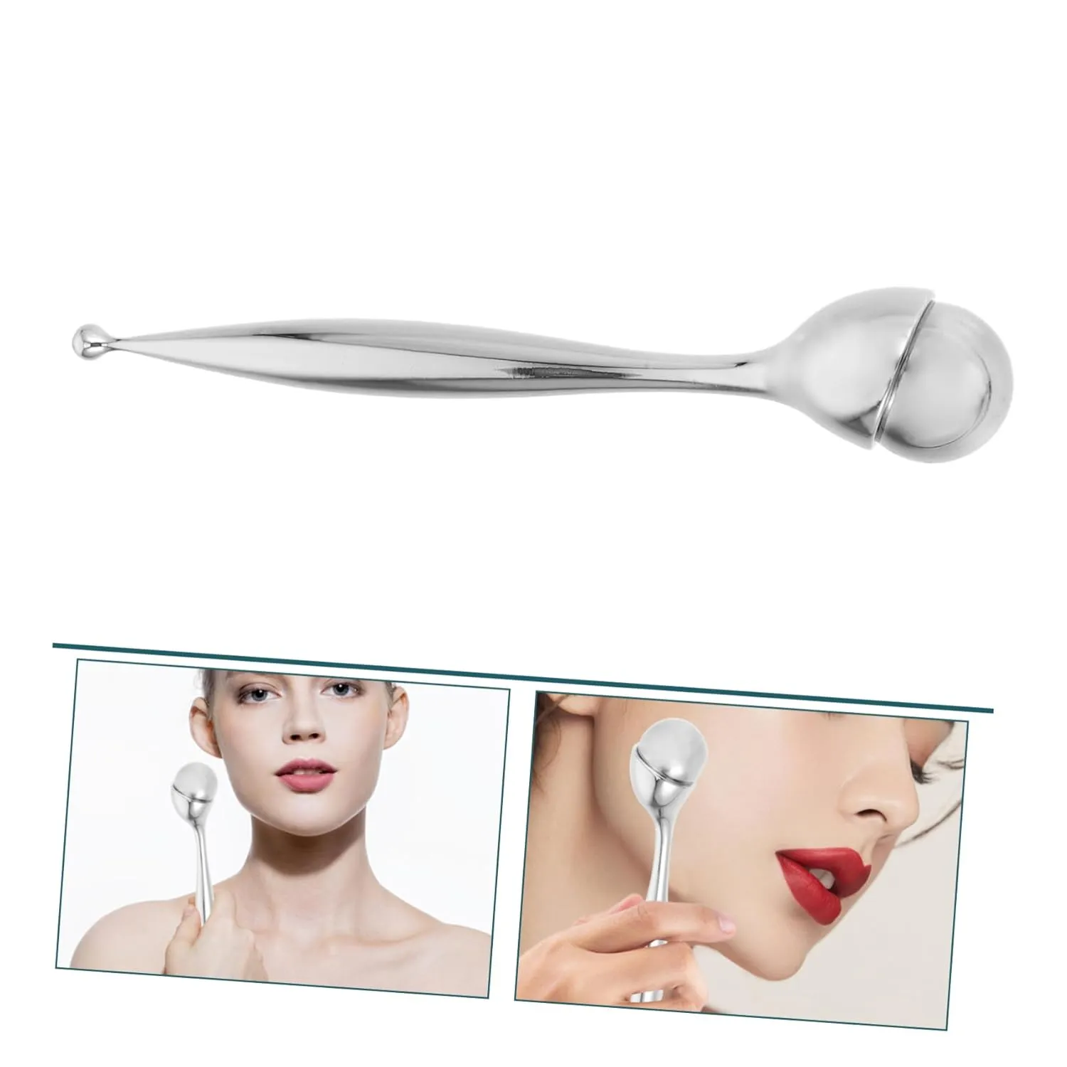 2pcs Household Eye Cream Applicator Professional Eye Roller for Puffiness Relief Portable Design for Travel Massage Tool for Dark Circles and Fatigue