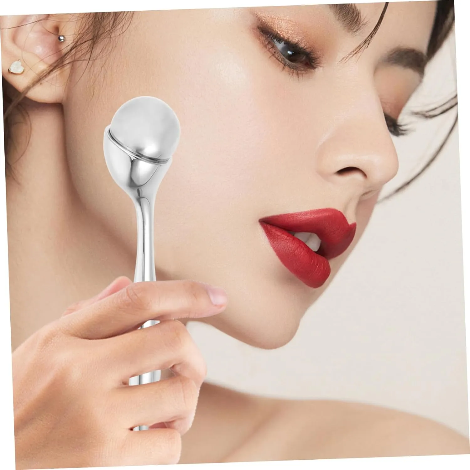 2pcs Household Eye Cream Applicator Professional Eye Roller for Puffiness Relief Portable Design for Travel Massage Tool for Dark Circles and Fatigue