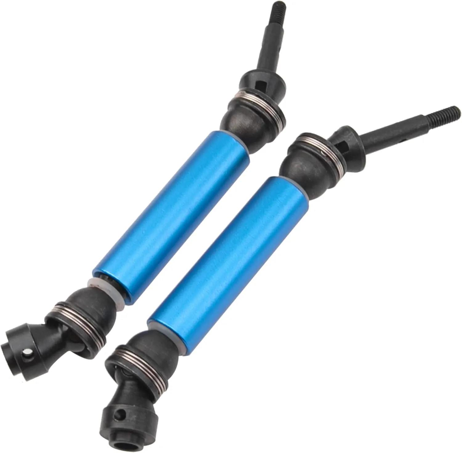 2Pcs ShareGoo Rear CVD Steel Drive Shaft Transmission Axle Compatible with Horizon Ecx 1/10 2WD Ruckus Axe Brutus Circuit Crush K&N Torment 1/10 RC Car (Sky Blue)