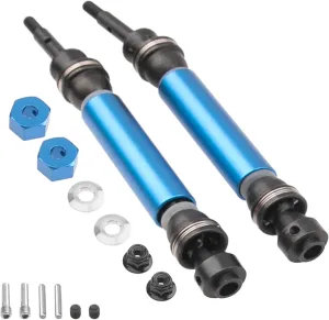 2Pcs ShareGoo Rear CVD Steel Drive Shaft Transmission Axle Compatible with Horizon Ecx 1/10 2WD Ruckus Axe Brutus Circuit Crush K&N Torment 1/10 RC Car (Sky Blue)