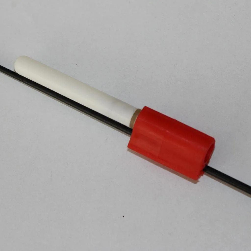 2X Fishing Rod Luminous Stick Light LED Removable Float Night Tackle Red ABS Material Waterproof Glowing Lamp with Buckles