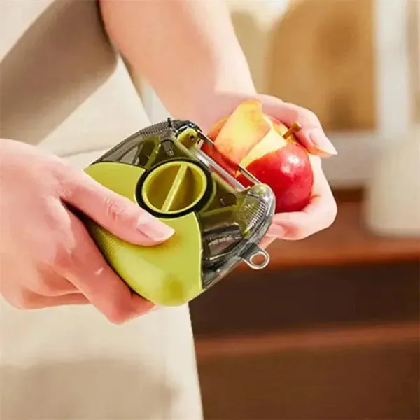 3-in-1 Peeler Multi-Functional Kitchen Tool with Stainless Steel Cutter