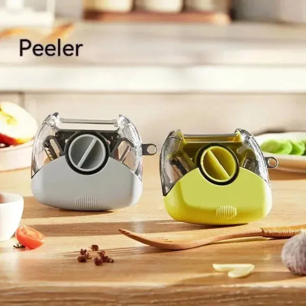 3-in-1 Peeler Multi-Functional Kitchen Tool with Stainless Steel Cutter