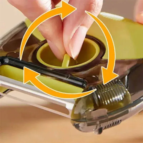 3-in-1 Peeler Multi-Functional Kitchen Tool with Stainless Steel Cutter