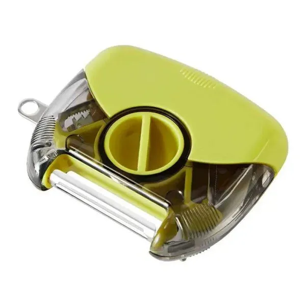 3-in-1 Peeler Multi-Functional Kitchen Tool with Stainless Steel Cutter