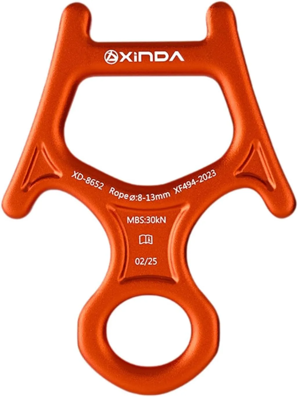 30kN 8 Figure Descender Designed for Belaying and Climbing with Aluminum Alloy