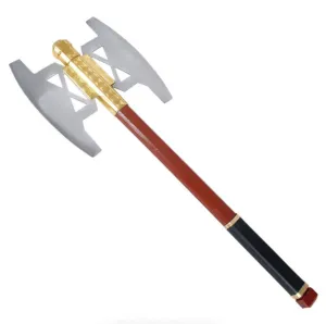 31" Medieval Battle Axe Golden