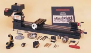 3.5" x 17" lathe, chuck and B accessory package, inch