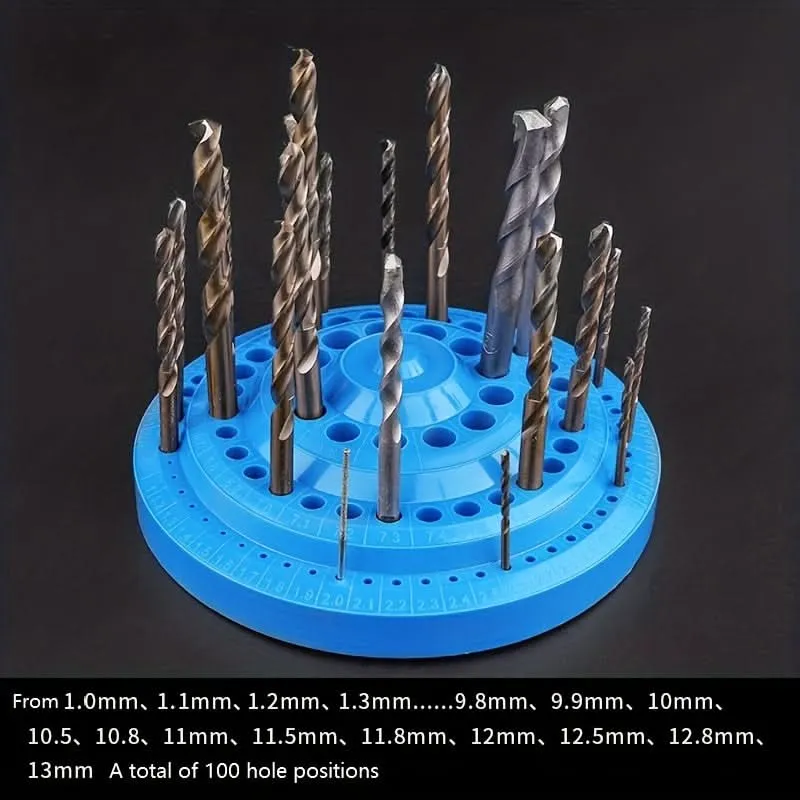 360° Rotating Multi-Hole Tool Organizer
