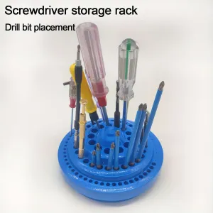 360° Rotating Multi-Hole Tool Organizer