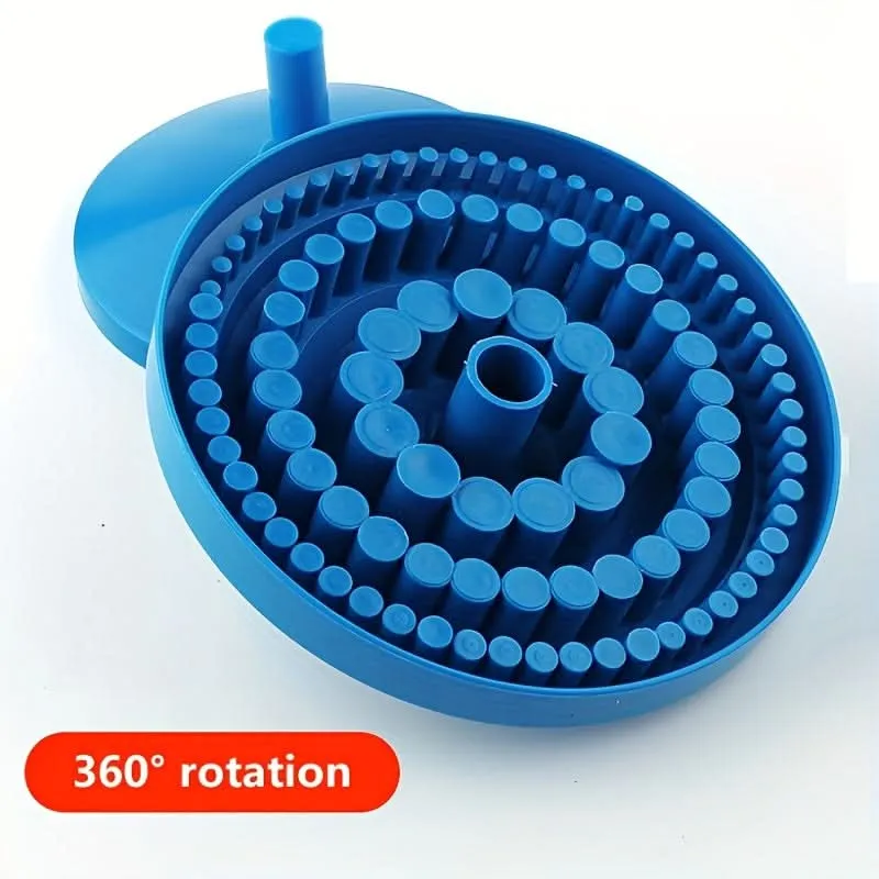 360° Rotating Multi-Hole Tool Organizer