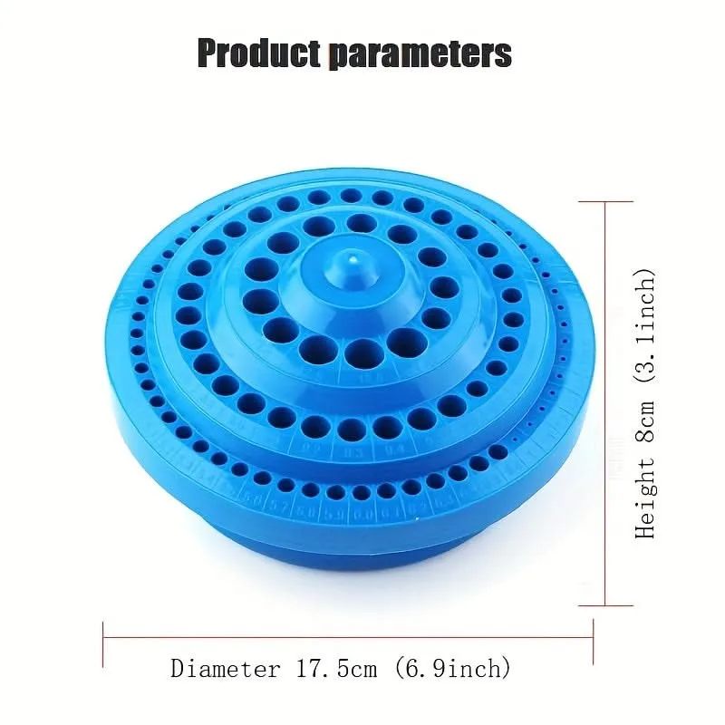 360° Rotating Multi-Hole Tool Organizer