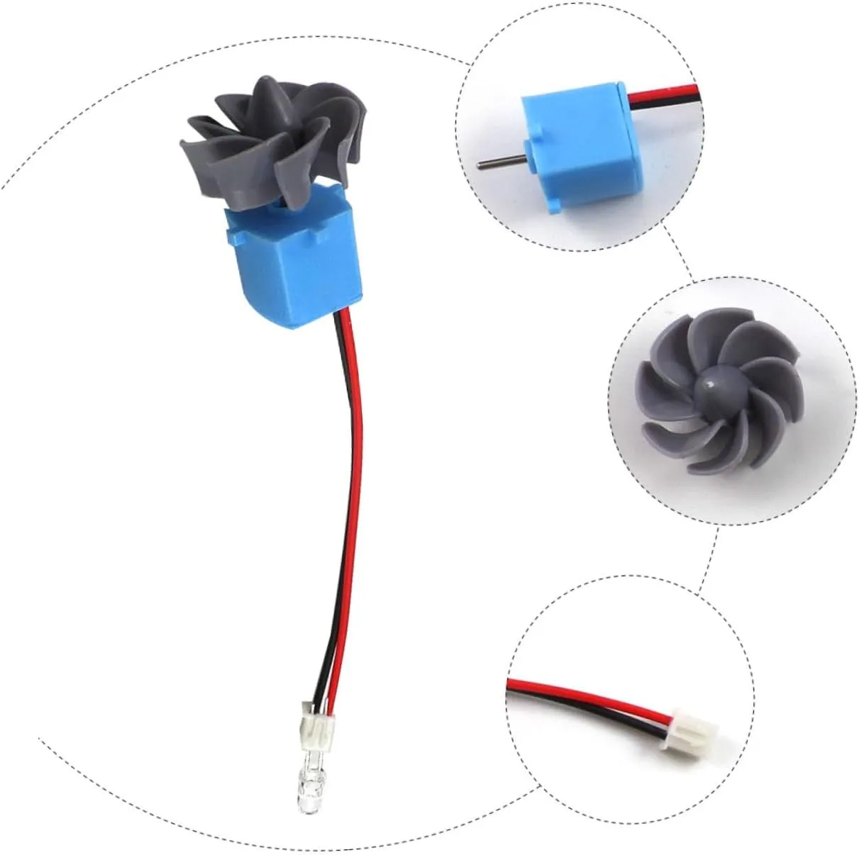 3pcs Wind and Generator Model for Science Education Compact Hydro Electric Generator for Projects High Efficiency Teaching Tool for Demonstrations
