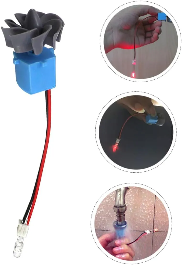 3pcs Wind and Generator Model for Science Education Compact Hydro Electric Generator for Projects High Efficiency Teaching Tool for Demonstrations