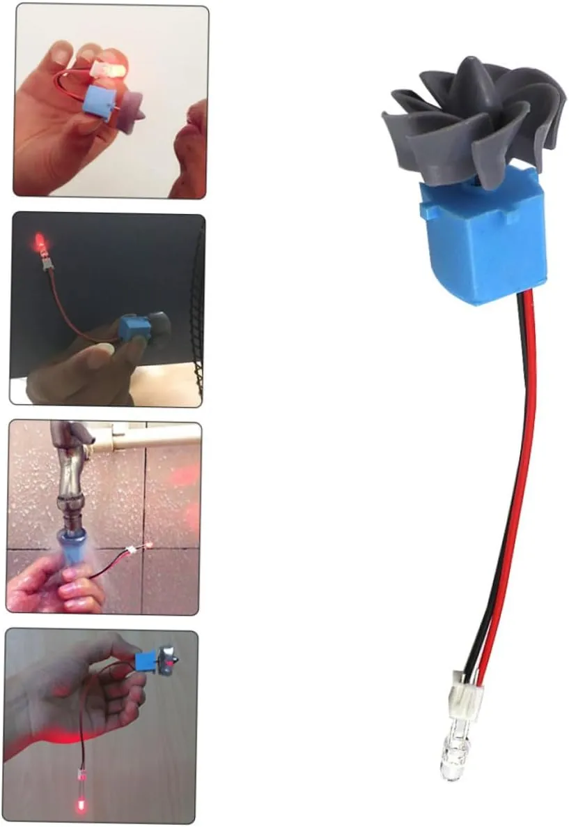 3pcs Wind and Generator Model for Science Education Compact Hydro Electric Generator for Projects High Efficiency Teaching Tool for Demonstrations