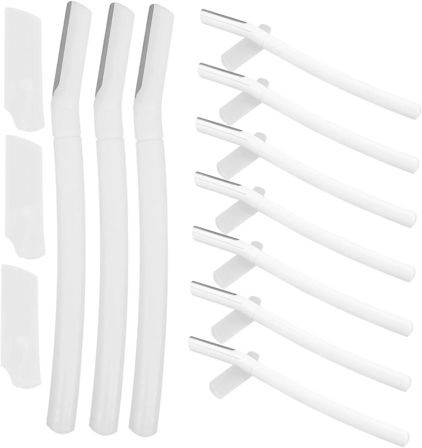 3sets Facial Hair Razors Eyebrow Trimmer Lightweight Hair Removal Tool 10pcs*3