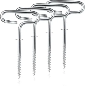 4 Pcs Ice Fishing Shelter Camping Peg 235 Carbon Steel Accessories for Ice Fishing Winter Fishing Tent