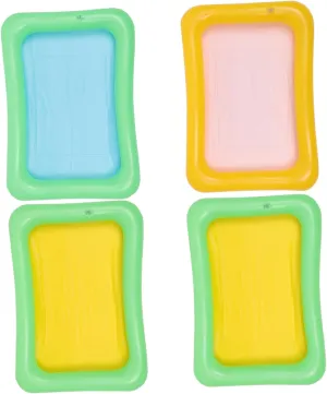 4Pcs Inflatable Beach Sand for Lightweight Play Tools with Ocean Creature Shapes for Suitable for Sandbox and Outdoor Fun Random Color