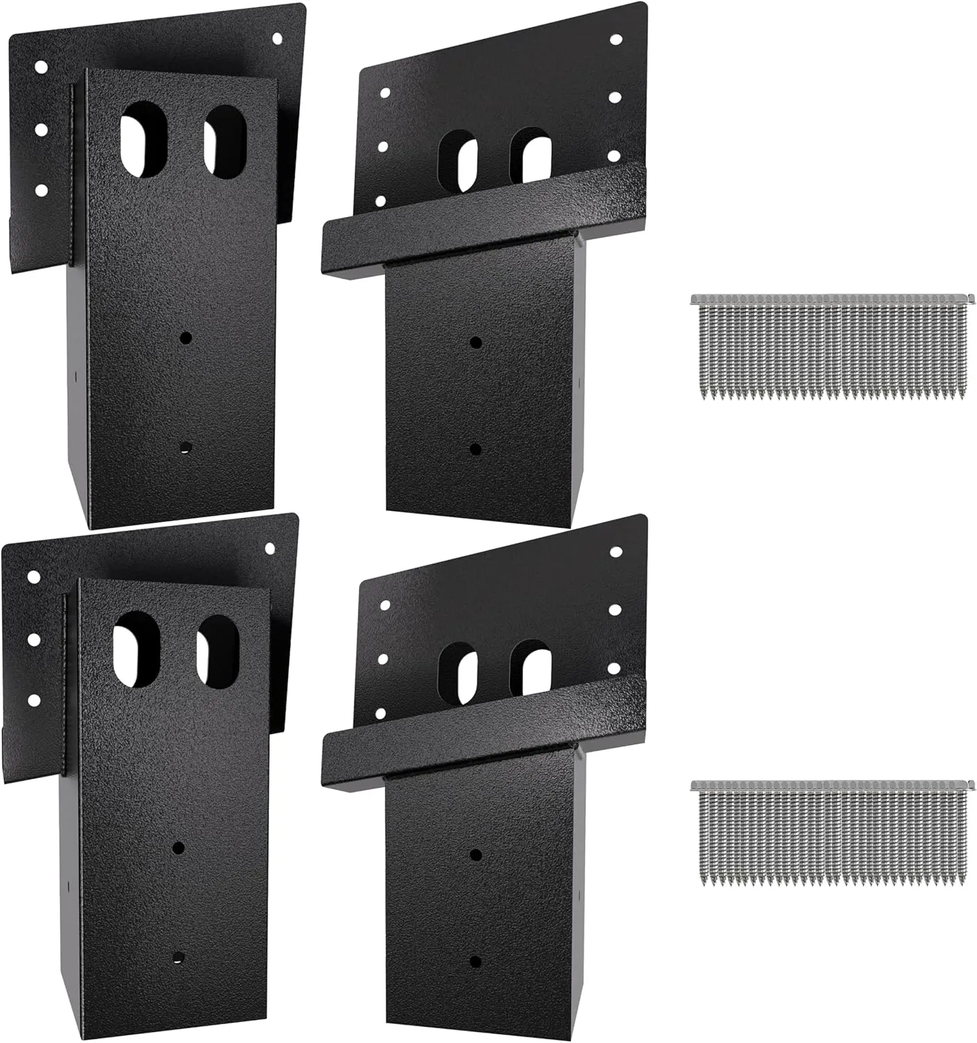 4x4 Deer Stand Brackets with Stainless Steel Screws, Heavy Duty Elevator Brackets for Hunting Blinds, Shooting Shacks and Deer Blind Windows(Set of 4)
