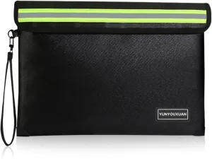 5200°F Fireproof Document Bag with Zipper (11"x7.9"), 8 Layers Fire Insulation, Fire & Water Resistant Storage Organizer Pouch for Cash, Important Papers and Valuables (Small)