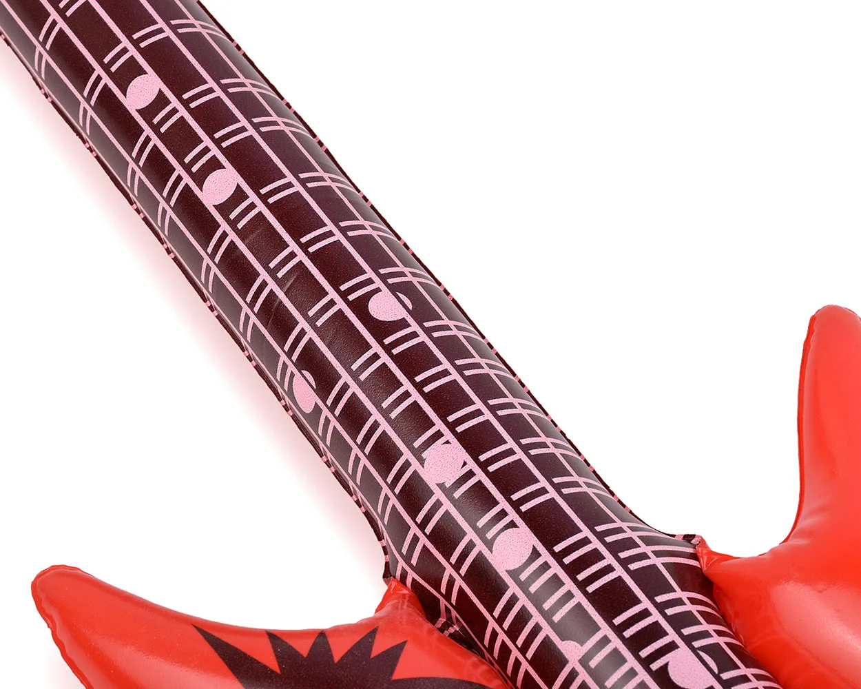 6 Pieces 90cm Inflatable Guitar Balloon