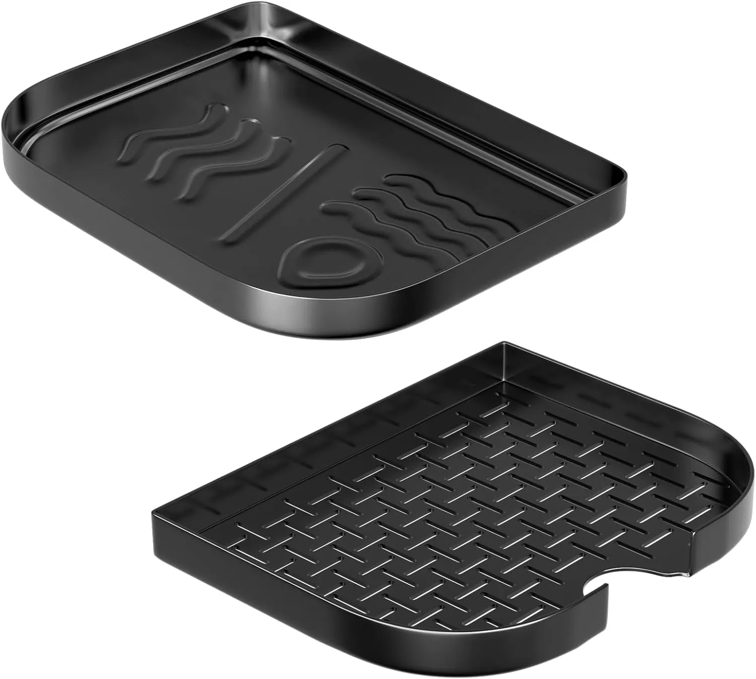 6613 Versatility Expansion Kit for Weber Lumin Compact Electric Grill, Heavy-duty Steel Smoking Reservoir Pan & Reversible Steam Pan, Electric Smoker Grill Accessories