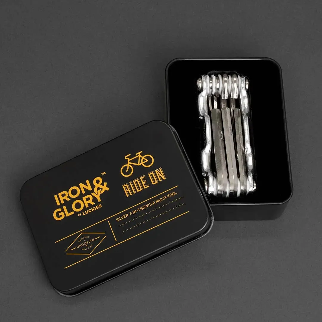 7-In-1 Bicycle Multi-Tool - Silver