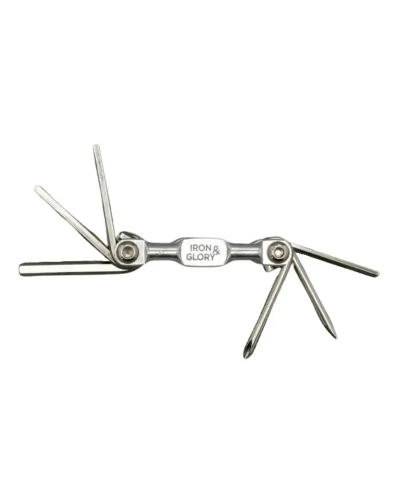 7-In-1 Bicycle Multi-Tool - Silver