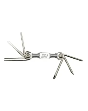 7-In-1 Bicycle Multi-Tool - Silver