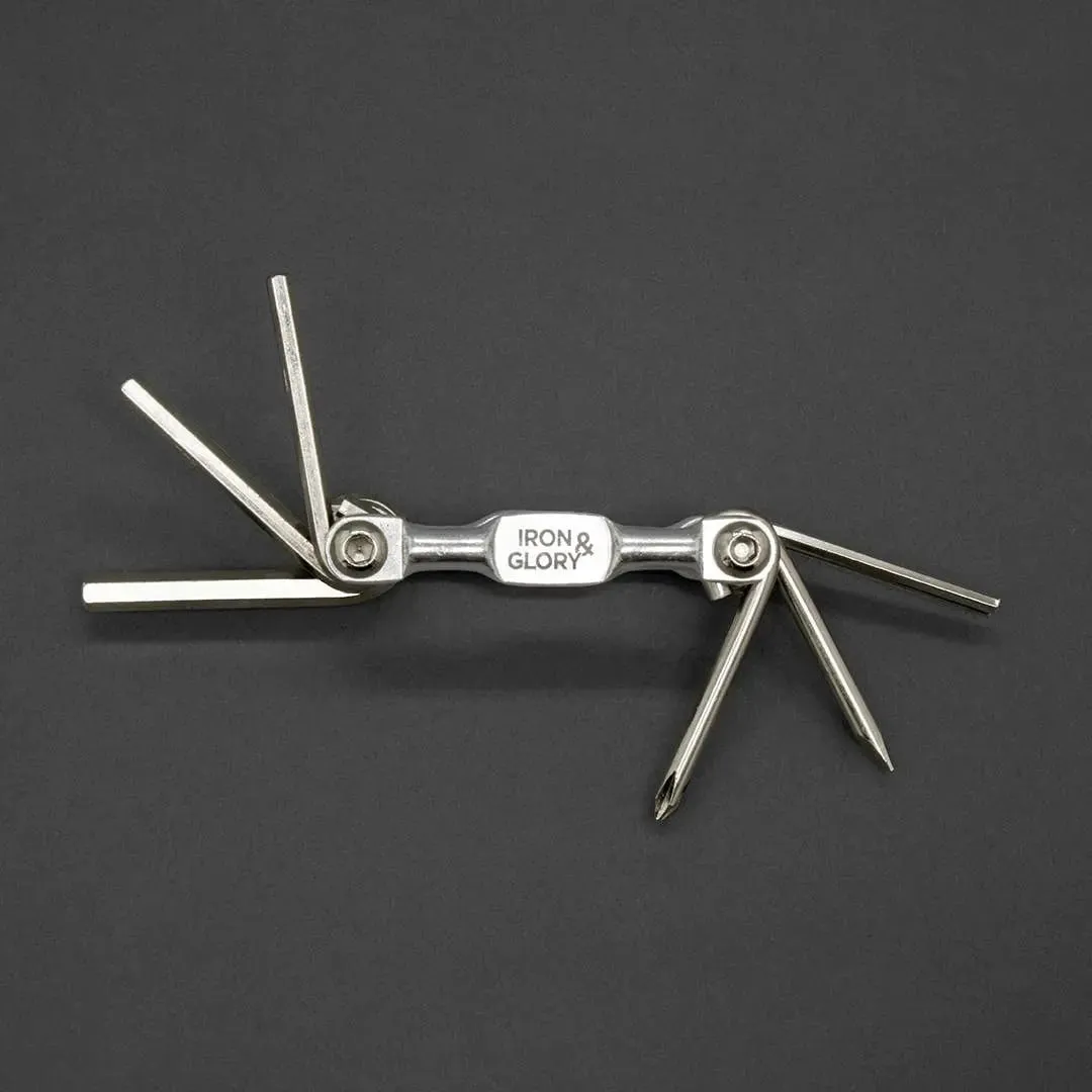 7-In-1 Bicycle Multi-Tool - Silver
