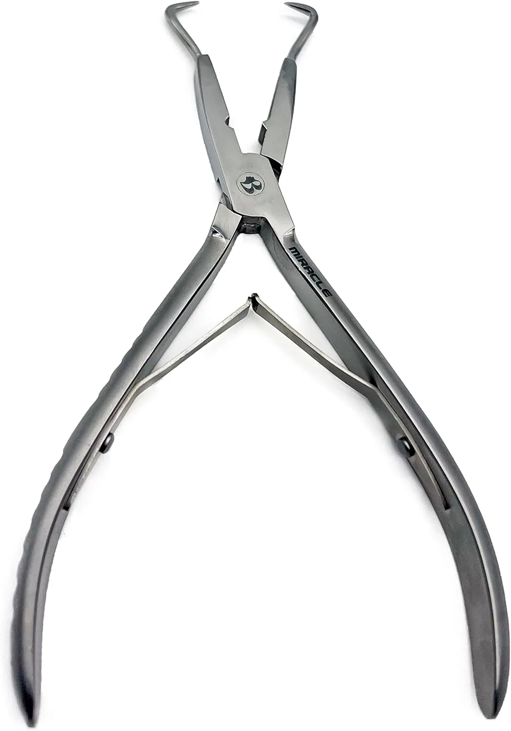 7.5-Inch Microlink Hair Extension Pliers – Stainless Steel Professional Tool for Nano & Micro Bead Application, Opening & Tightening – Salon & DIY Ergonomic Grip by MIRACLE