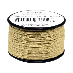 .75mm Nano Cord Kevlar - Yellow - 300ft